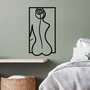 Wallity Rose Silhouette - L Negro